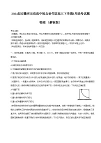 2024届安徽省示范高中皖北协作区高三下学期3月联考试题 物理 （解析版）