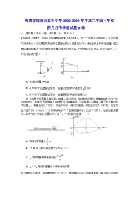 海南省琼海市嘉积中学2023-2024学年高二下学期4月月考物理试题 B卷