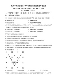 重庆市璧山来凤中学校2023-2024学年高二下学期3月月考物理试题（原卷版+解析版）