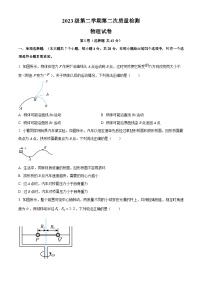 四川省眉山市仁寿县二校2023-2024学年高一下学期4月期中考试物理试题（原卷版+解析版）