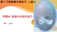 【期中复习】2023-2024学年人教版高二物理下册专题03  安培力与洛伦兹力考点串讲课件