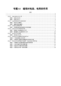 【期中复习】2023-2024学年人教版高二物理下册专题训练-专题03  磁场对电流、电荷的作用.zip