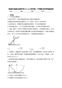 深圳市光明区光明中学2023-2024学年高一下学期3月月考物理试卷(含答案)