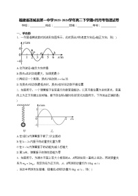 福建省连城县第一中学2023-2024学年高二下学期4月月考物理试卷(含答案)