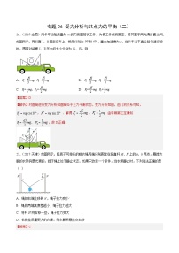 专题06 受力分析和共点力的平衡（二）- 十年（2014-2023）高考物理真题分项汇编（全国通用）