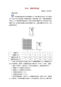 2025高考物理一轮考点突破训练第2章相互作用实验2探究弹簧弹力与形变量的关系考点1教材原型实验