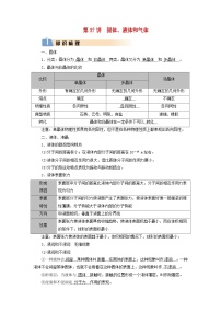 2025版高考物理一轮总复习知识梳理&易错辨析教案第15章热学第37讲固体液体和气体