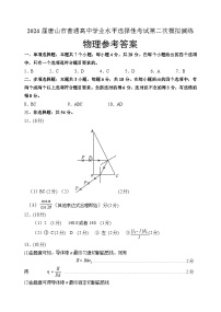 2024届河北省唐山市高三下学期二模考试物理试题