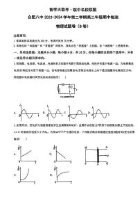 安徽省合肥市第八中学2023-2024学年高二下学期期中检测物理试题