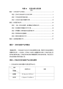 2024届高考物理一轮复习热点题型归类训练专题30交变电流与变压器(原卷版+解析)