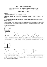 安徽省合肥市第八中学2023-2024学年高二下学期期中检测物理试题(无答案)