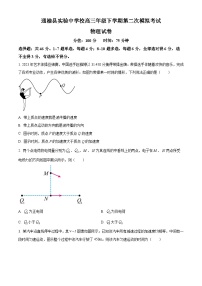 2024届吉林省通榆县实验中学校高三下学期二模物理试题（原卷版+解析版）