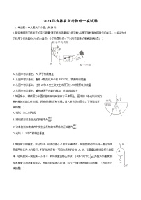 2024年吉林省高考物理一模试卷(含详细答案解析)