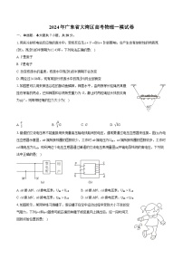 2024年广东省大湾区高考物理一模试卷(含详细答案解析)