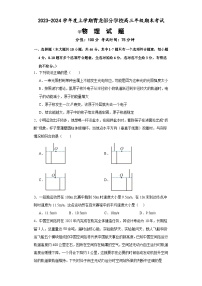河北省秦皇岛市青龙满族自治县部分学校2023-2024学年高三上学期1月期末考试物理试题