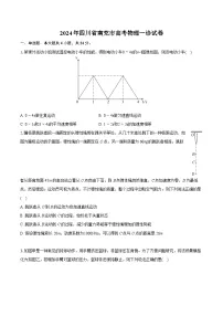 2024年四川省南充市高考物理一诊试卷(含详细答案解析)
