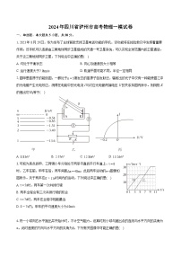 2024年四川省泸州市高考物理一模试卷(含详细答案解析)