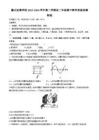 广东省肇庆市加美学校2023-2024学年高二下学期期中考试物理试题(无答案)