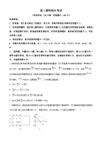 2024届河南省名校联盟高三下学期模拟预测理综试题-高中物理（原卷版+解析版）