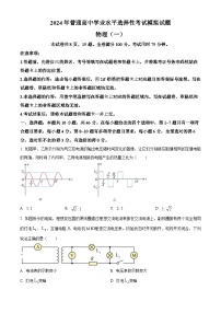 江西省2024届高三下学期压轴模拟一物理试卷（Word版附答案）