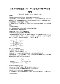 湖南省三湘名校教育联盟2023-2024学年高二下学期4月期中联考物理试卷（Word版附解析）