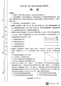 2024届广西三新学术联盟百校联考高三下学期5月三模物理试题