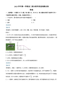 浙江省绍兴市上虞区2023-2024学年高二上学期期末物理试题（Word版附解析）