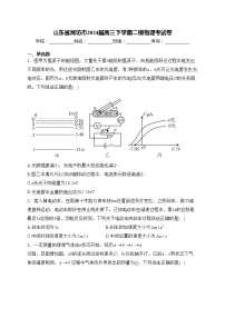 山东省潍坊市2024届高三下学期二模物理考试卷(含答案)