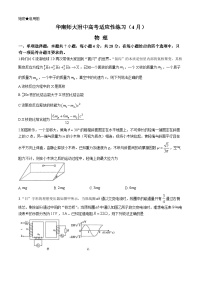 2024广东省华南师大附中高三下学期4月高考适应性练习物理含解析