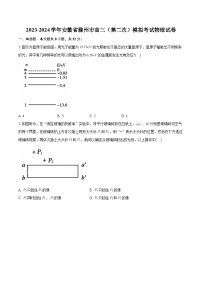 安徽省滁州市2024届高三下学期二模物理试卷（Word版附答案）