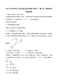 2024届辽宁省大连市金州高级中学高三下学期第三次模拟考试物理试卷