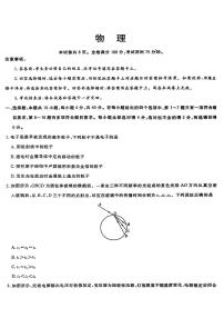 2024届湖北省部分学校高三下学期三模考试物理试题