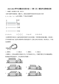 2023-2024学年安徽省合肥市高三（第二次）模拟考试物理试卷(含详细答案解析)