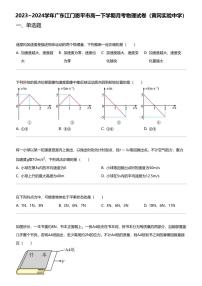 2023_2024学年广东江门恩平市高一下学期月考物理试卷（黄冈实验中学）