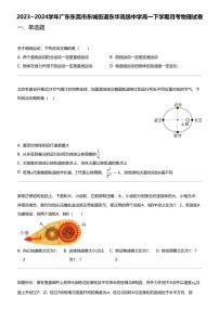 2023_2024学年广东东莞市东城街道东华高级中学高一下学期月考物理试卷