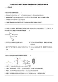 2023_2024学年山东临沂莒南县高一下学期期中物理试卷