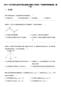 2023_2024学年山东济宁微山县微山县第二中学高一下学期月考物理试卷（第一次）