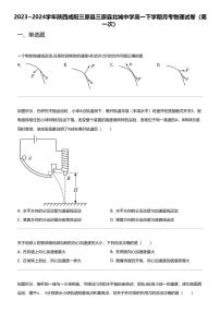 2023_2024学年陕西咸阳三原县三原县北城中学高一下学期月考物理试卷（第一次）