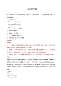 新高考物理二轮复习 高频模型专练模型04追及相遇问题（含解析）