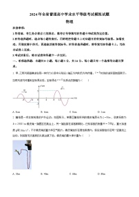 2024届山东省泰安市高三下学期三模物理试题（原卷版+解析版）