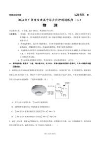 2024年广州市普通高中毕业班高三下学期冲刺训练题 -物理试题
