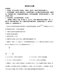 2024届陕西省安康市安康市高新中学，安康中学高新分校高三下学期模拟预测理综试题-高中物理