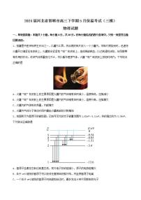 2024届河北省邯郸市高三下学期5月保温考试（三模）物理试题（Word版）