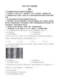 2024届江苏徐州市高三下学期5月考前打靶卷物理试题+答案