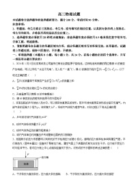 2024届山东省德州市高三下学期三模物理试题