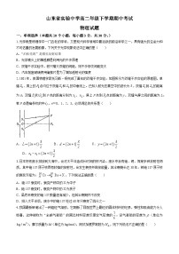 山东省实验中学2023-2024学年高二下学期5月期中考试物理试题（Word版附解析）