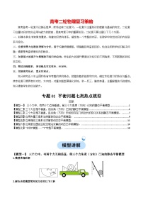 专题01 平衡问题七类热点模型-【热点模型】2024年高考物理二轮复习热点模型