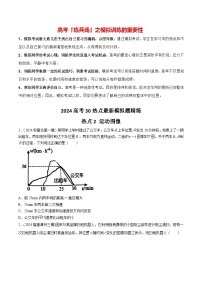 热点02 运动图像-【模拟精炼】2024年高考物理30热点最新模拟题精练