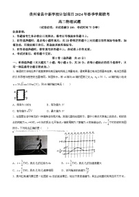 36，贵州省县中新高中校联考2023-2024学年高二下学期期中物理试卷(无答案)