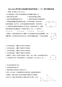 2023-2024学年四川省成都外国语学校高二（下）期中物理试卷（含解析）